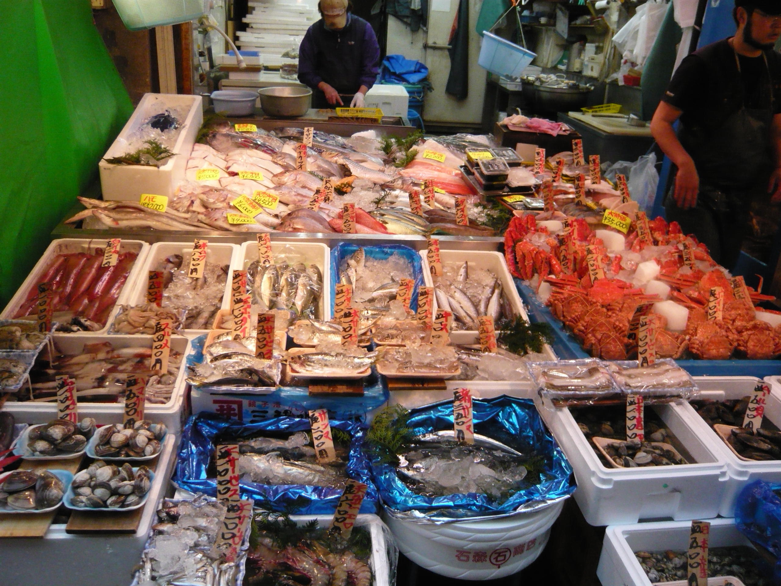 Рыбные рынки японии