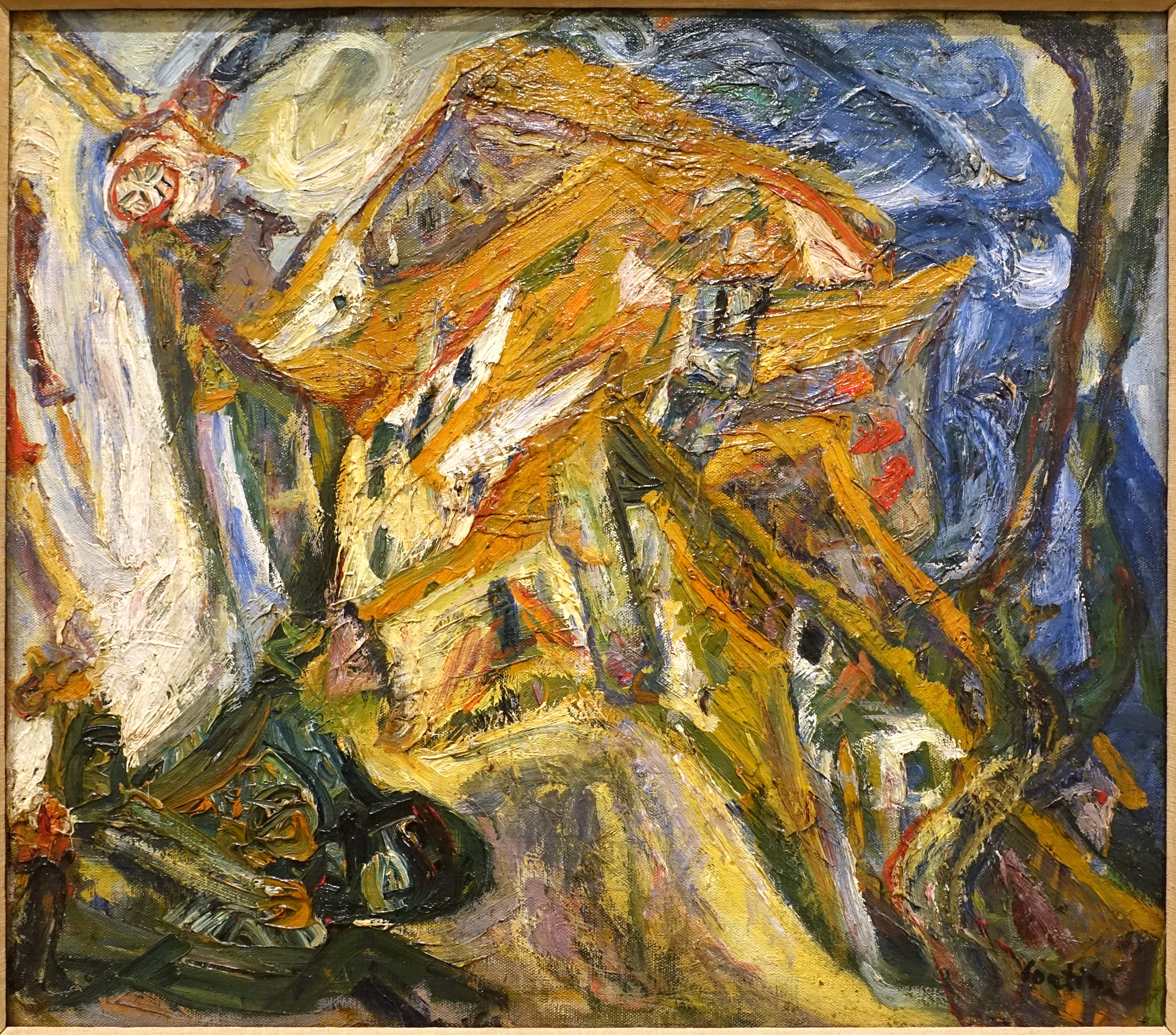 File:View of Ceret, by Chaim Soutine, Russian active in France, c 