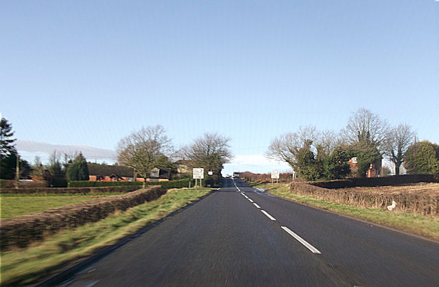 File:A4117 east of Hollywaste junction - geograph.org.uk - 3279971.jpg