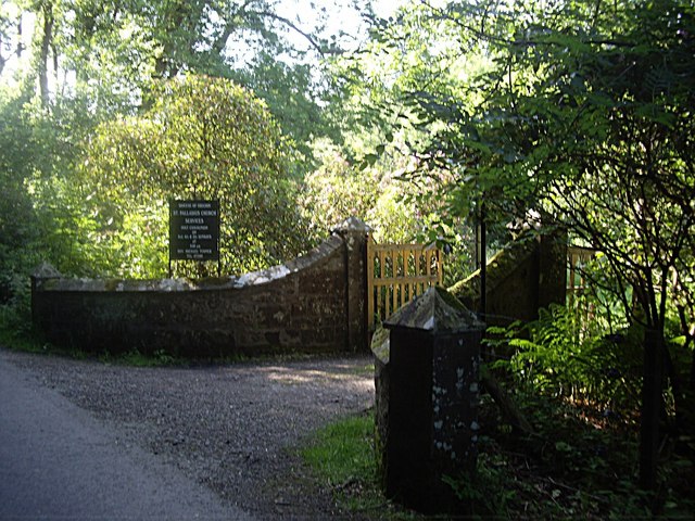 File:Access to St Palladius Church - geograph.org.uk - 1387521.jpg