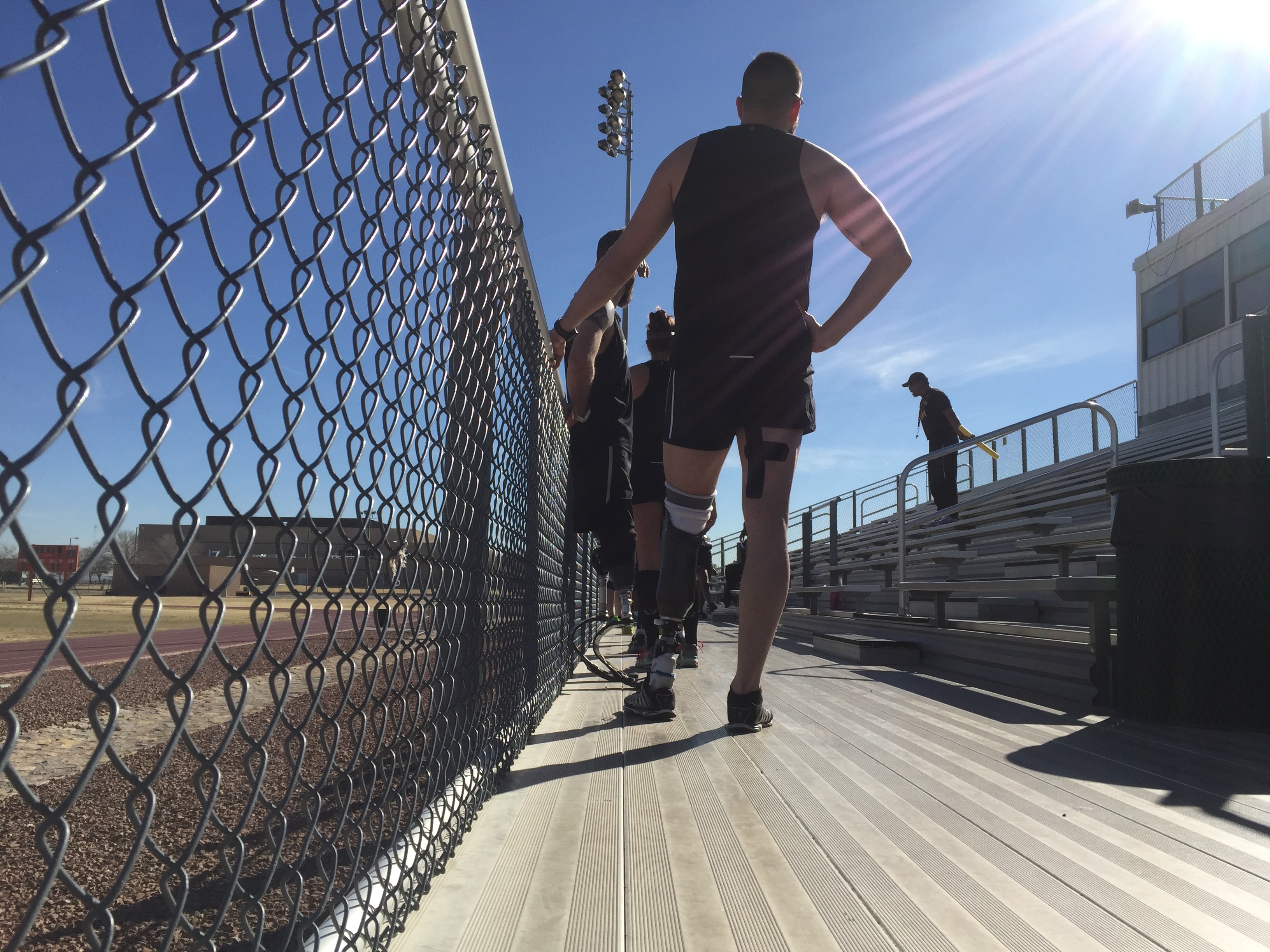 Run over 3. Fort Bliss, Texas foto.