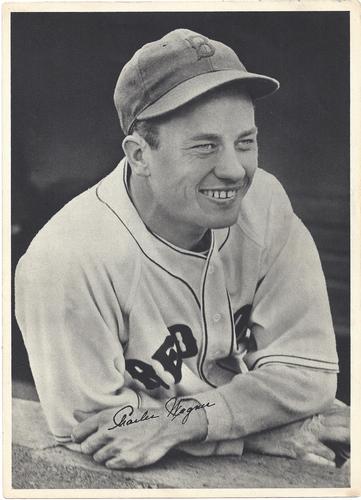 Charles Wagner, Boston Red Sox, baseball card portrait]