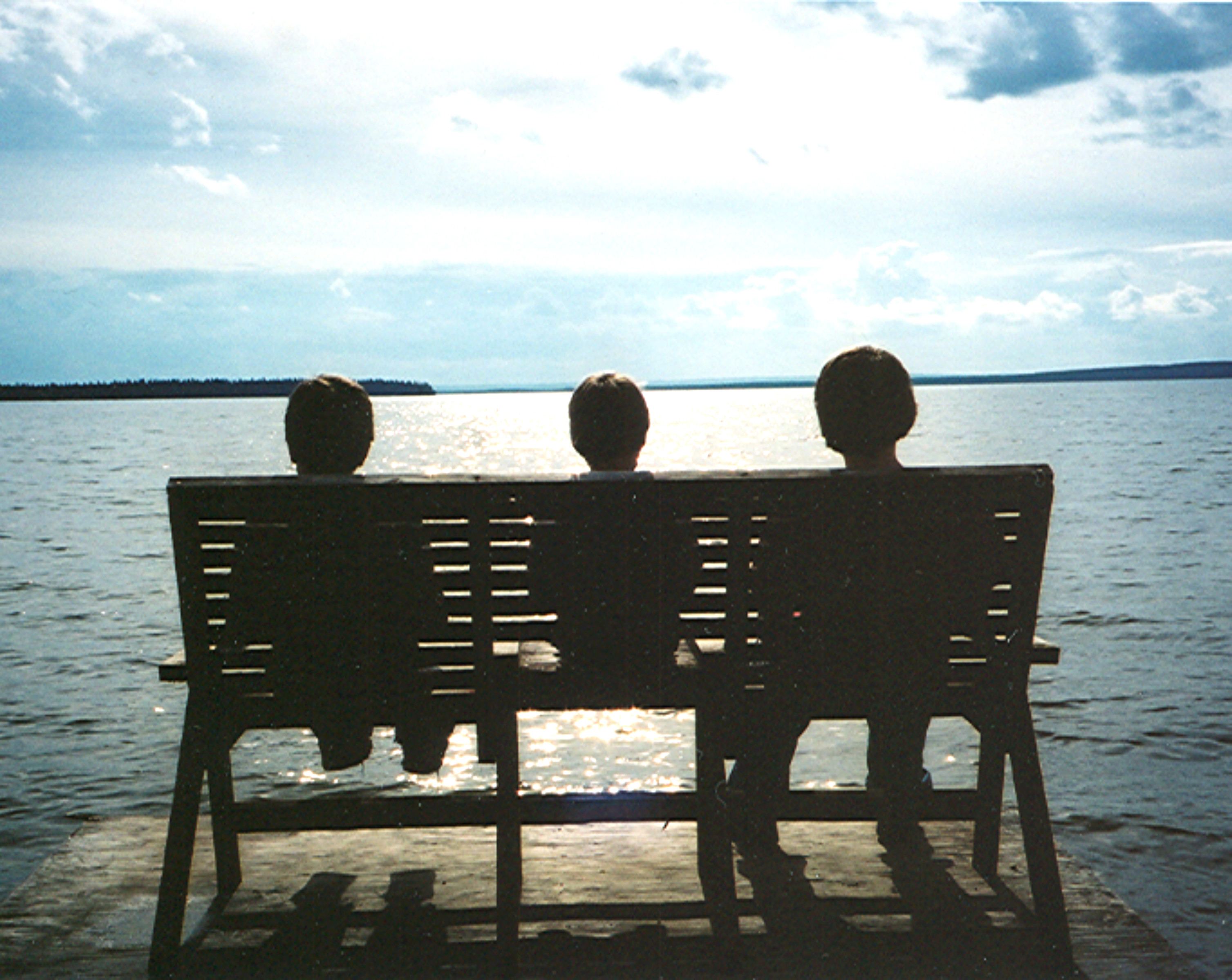 Lake boys. Three boys at Lake Tanganyika, CA. 1930.