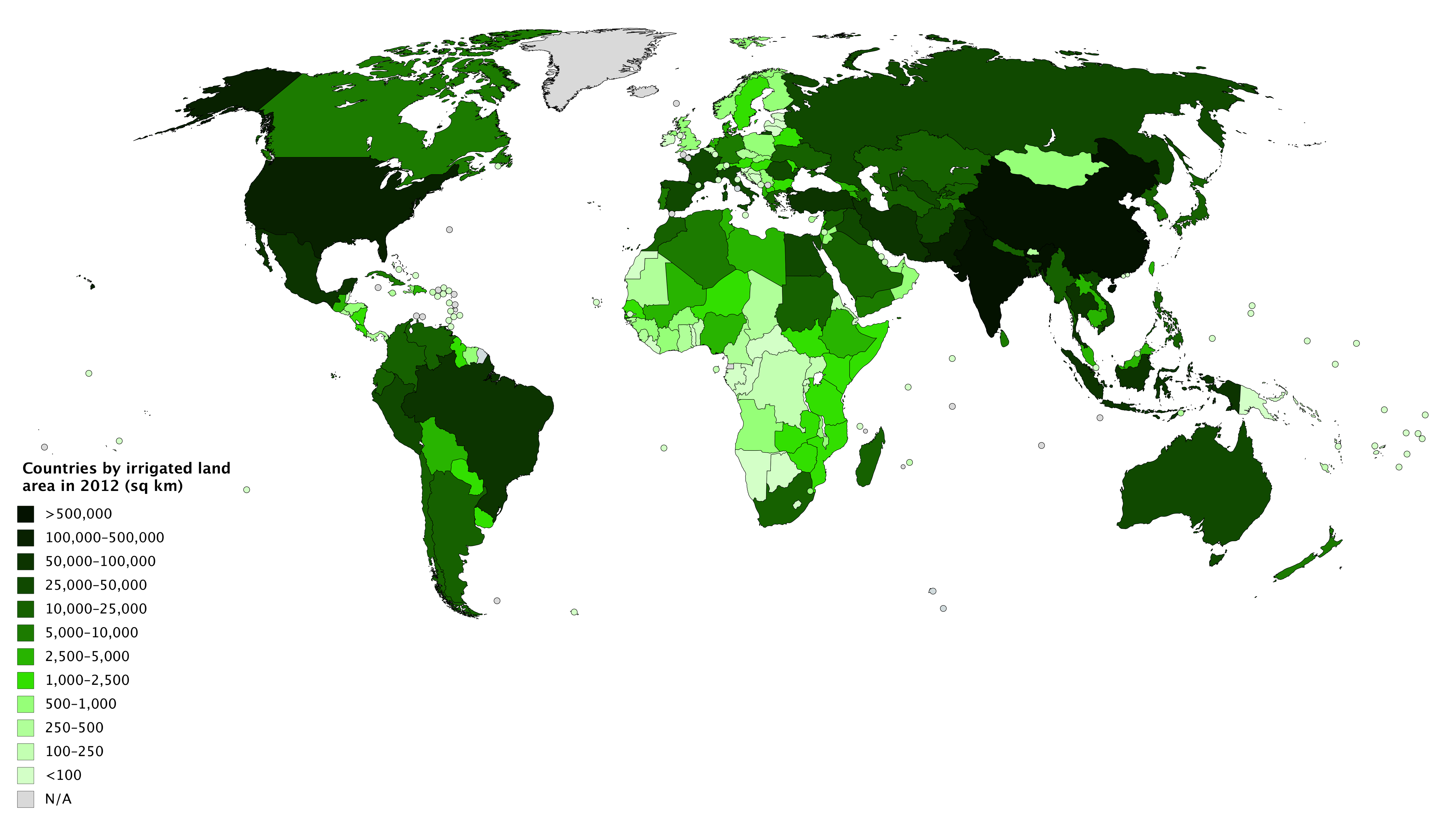 most arable land by country