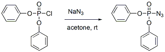 Synthese van difenylfosforylazide