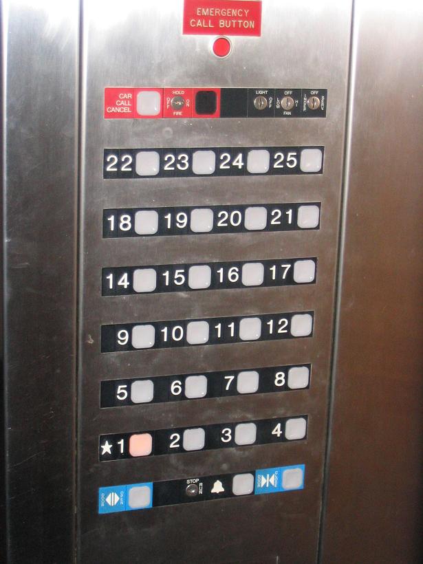 dover elevator buttons