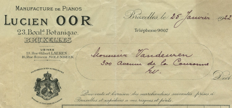 File:En-tête de facture de la manufacture de pianos Lucien Oor, 1922.jpg