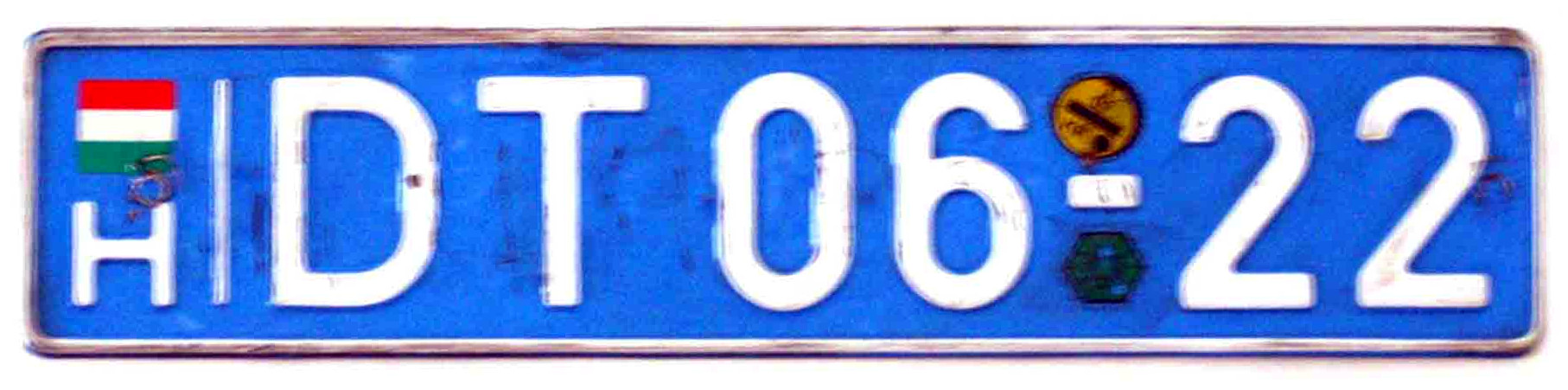 06 reg. Автомобильные номера. Hungary License Plate. Автомобильные номера на синем фоне Венгрии. Hungary licence Plate.