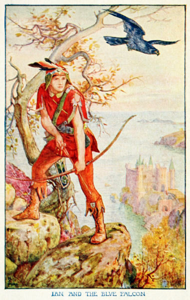 File:Ian and the Blue Falcon by H. J. Ford for Andrew Lang's The Orange Fairy Book.jpg