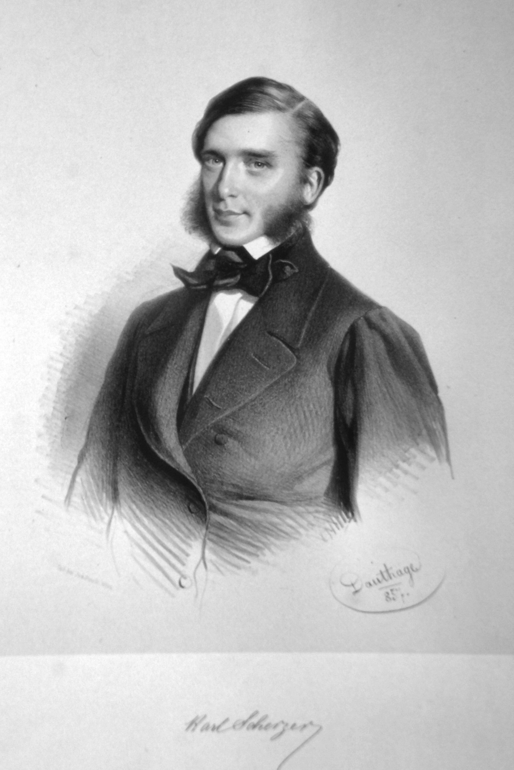 Karl von Scherzer, 1857