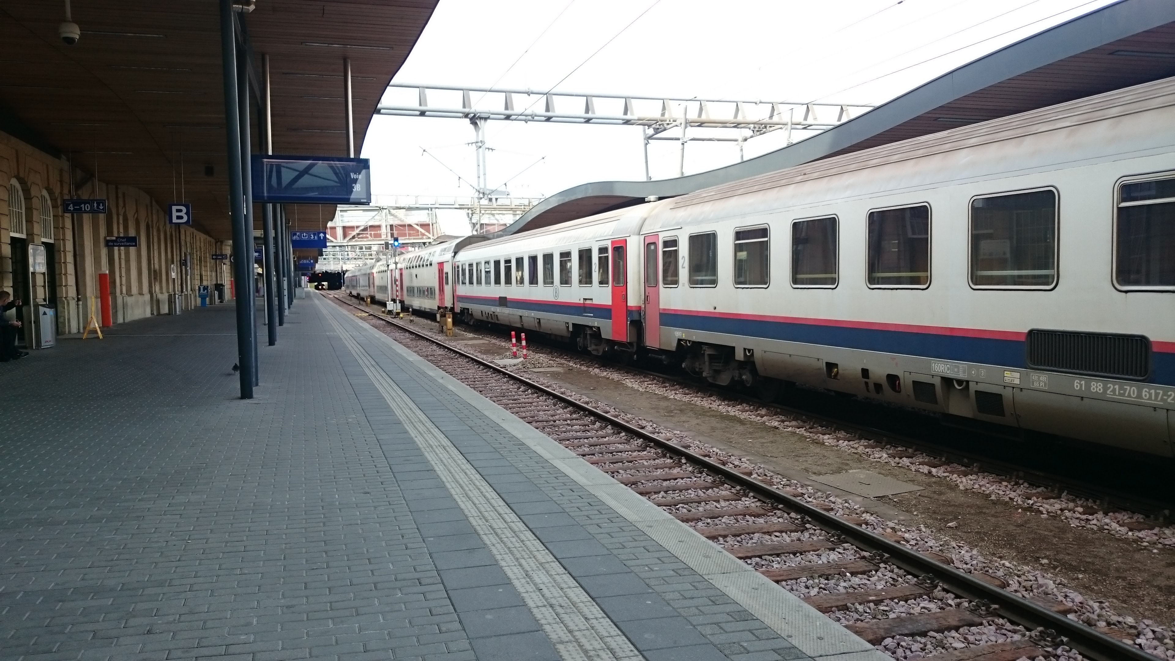 Luxembourg Train. Luxemburg Railways.