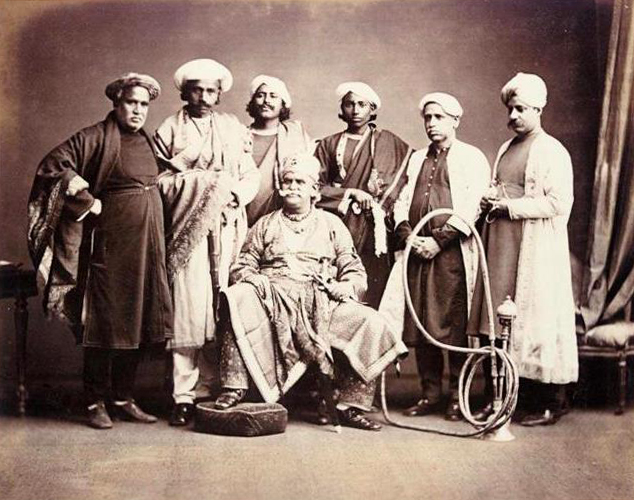 File:Majaraja of Benares and Suite, 1870s.jpg