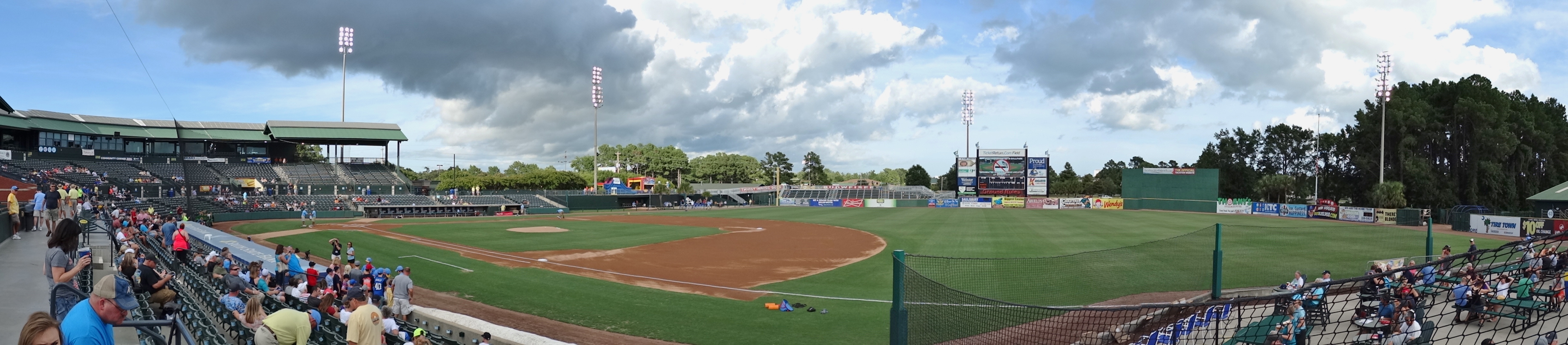 Myrtle Beach Pelicans Stadium Seating Chart