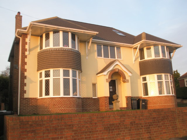 File:Newly built house in keeping with surroundings - geograph.org.uk - 638084.jpg