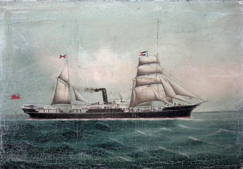 Чай в 1819 году на кораблях. Steamer Pilot ship 19 Century.