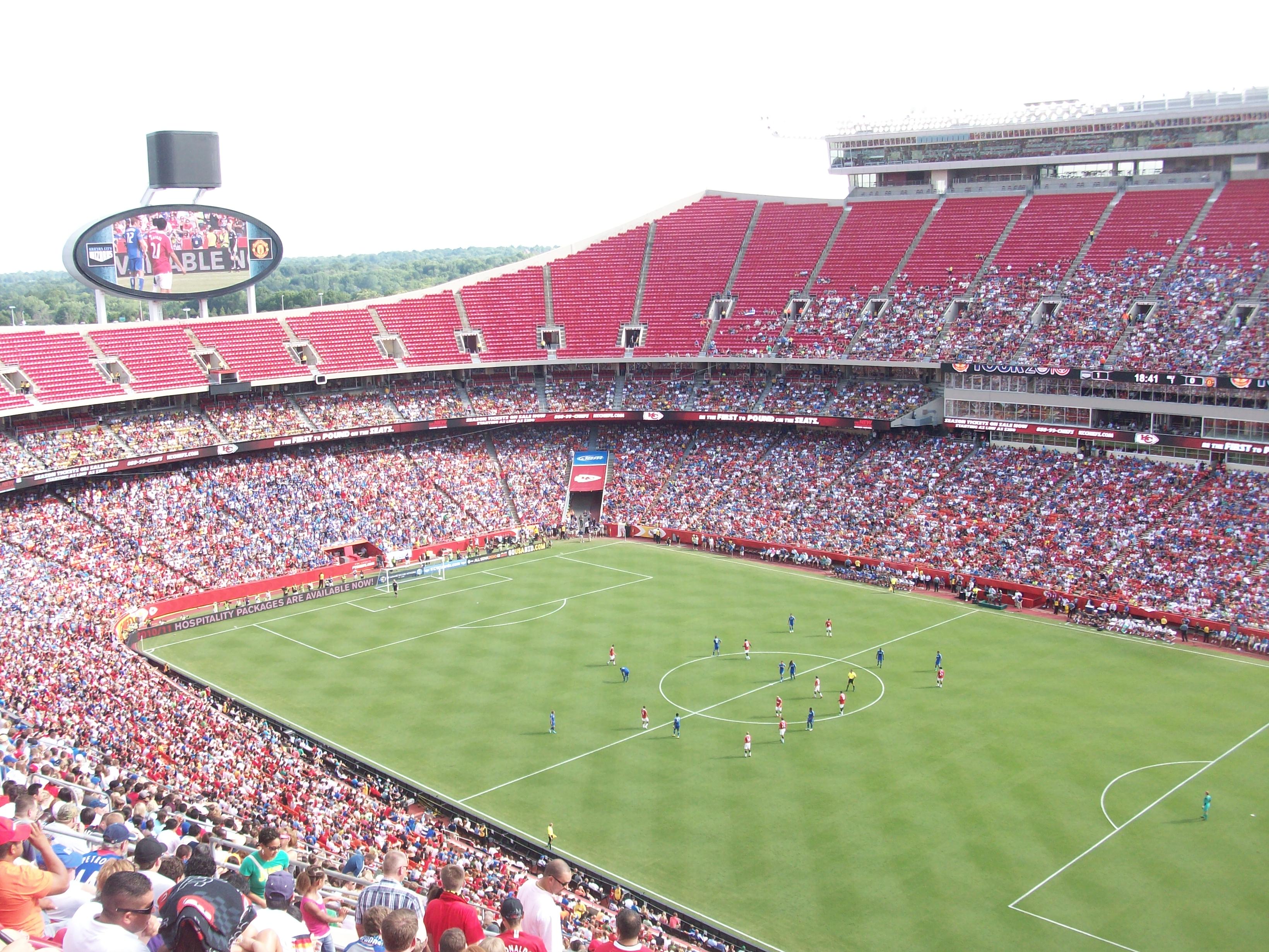 25 July 2010 Kansas City Wizards vs Manchester United friendly