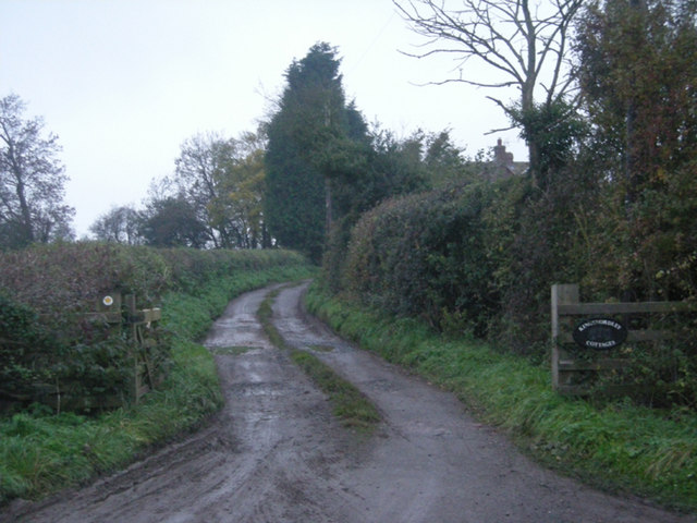 File:Access road to Kingsnordley Cottages - geograph.org.uk - 1036264.jpg