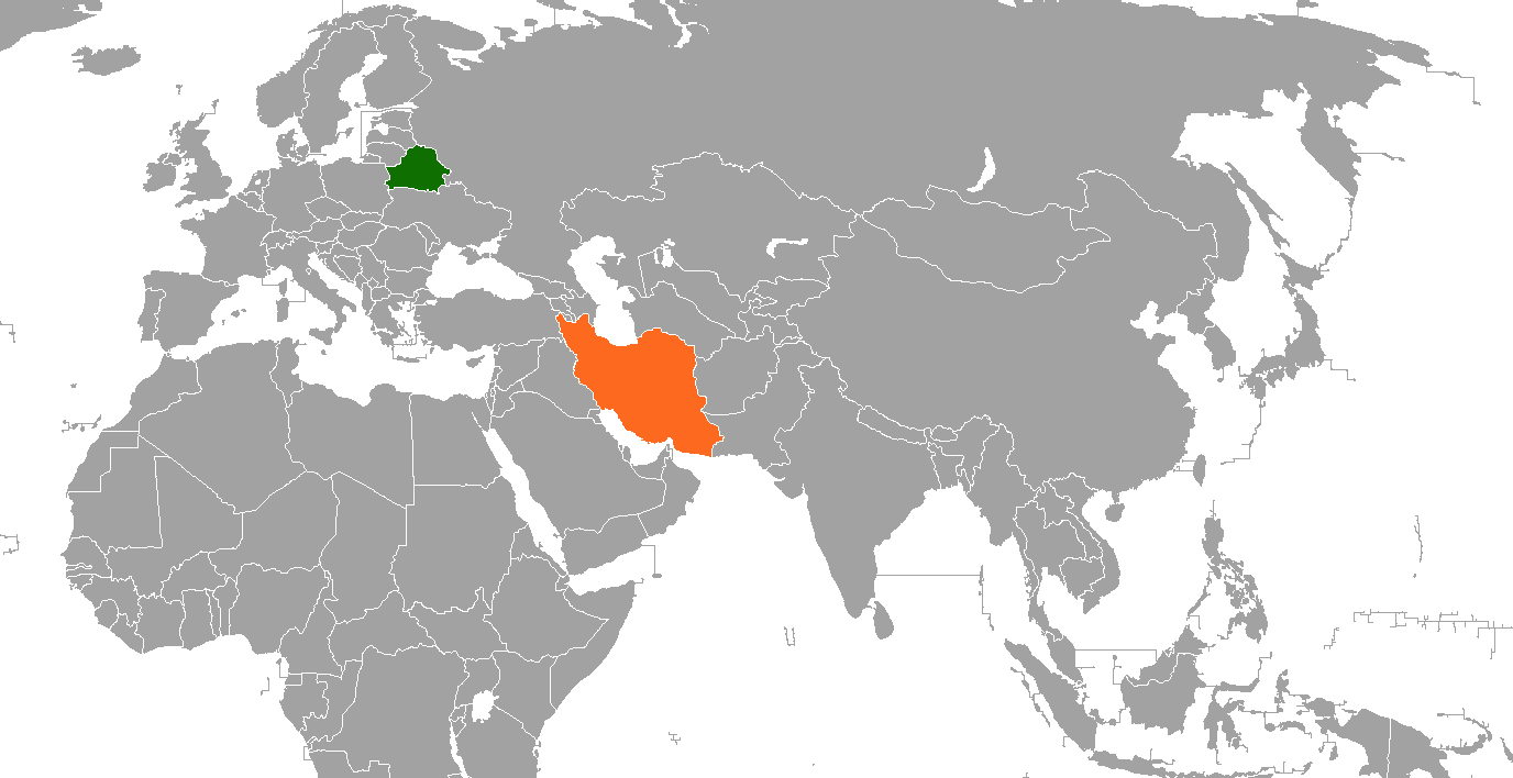 Iran On World Map