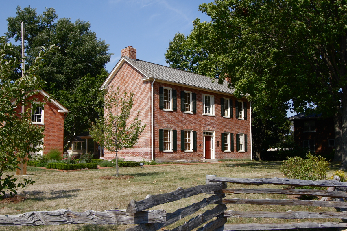Bens house 2. Дом Стивенсона. Benjamin Stephenson House. Дом Стивенсона в детстве. Edwardsville Illinois.