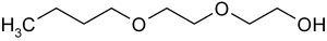 Strukturformel von Butyldiglykol