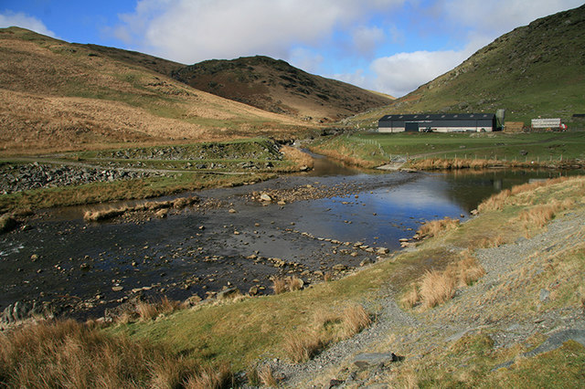 Confluence of the Claerwen and the Arban - geograph.org.uk - 1285661