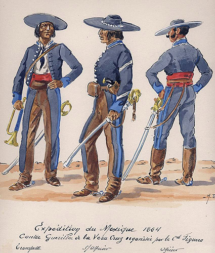 Mexican Imperial counter-guerilla forces who were commanded by Charles Dupin.