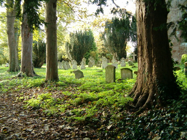 File:Graveyard at Hardmead Church - geograph.org.uk - 276549.jpg