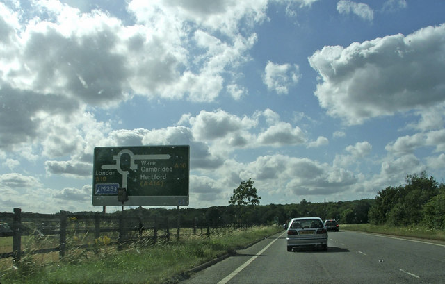 File:Hoddesdon By-Pass A10 Dinant Link Road - geograph.org.uk - 199207.jpg