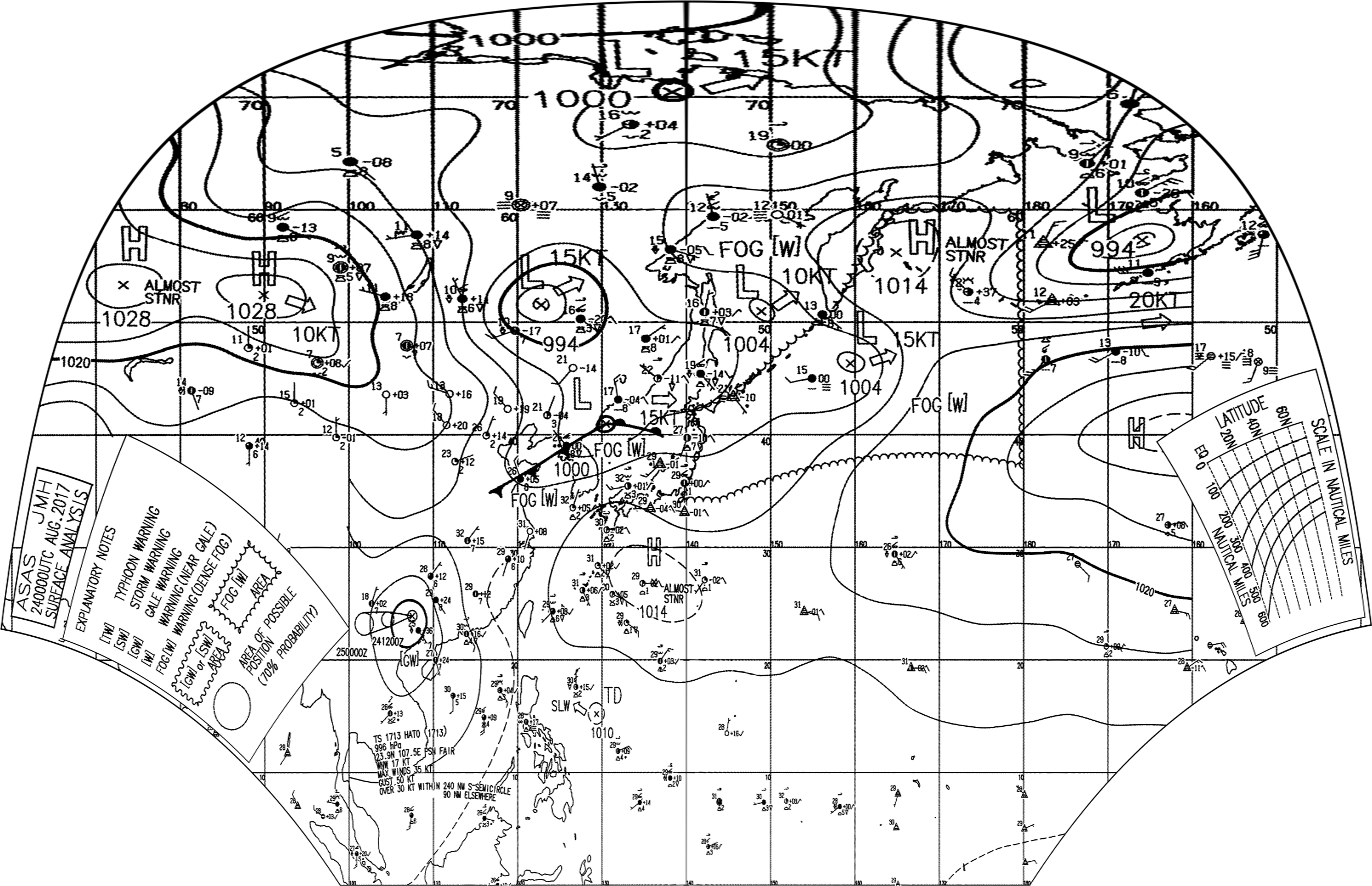 Карта погоды jma asas