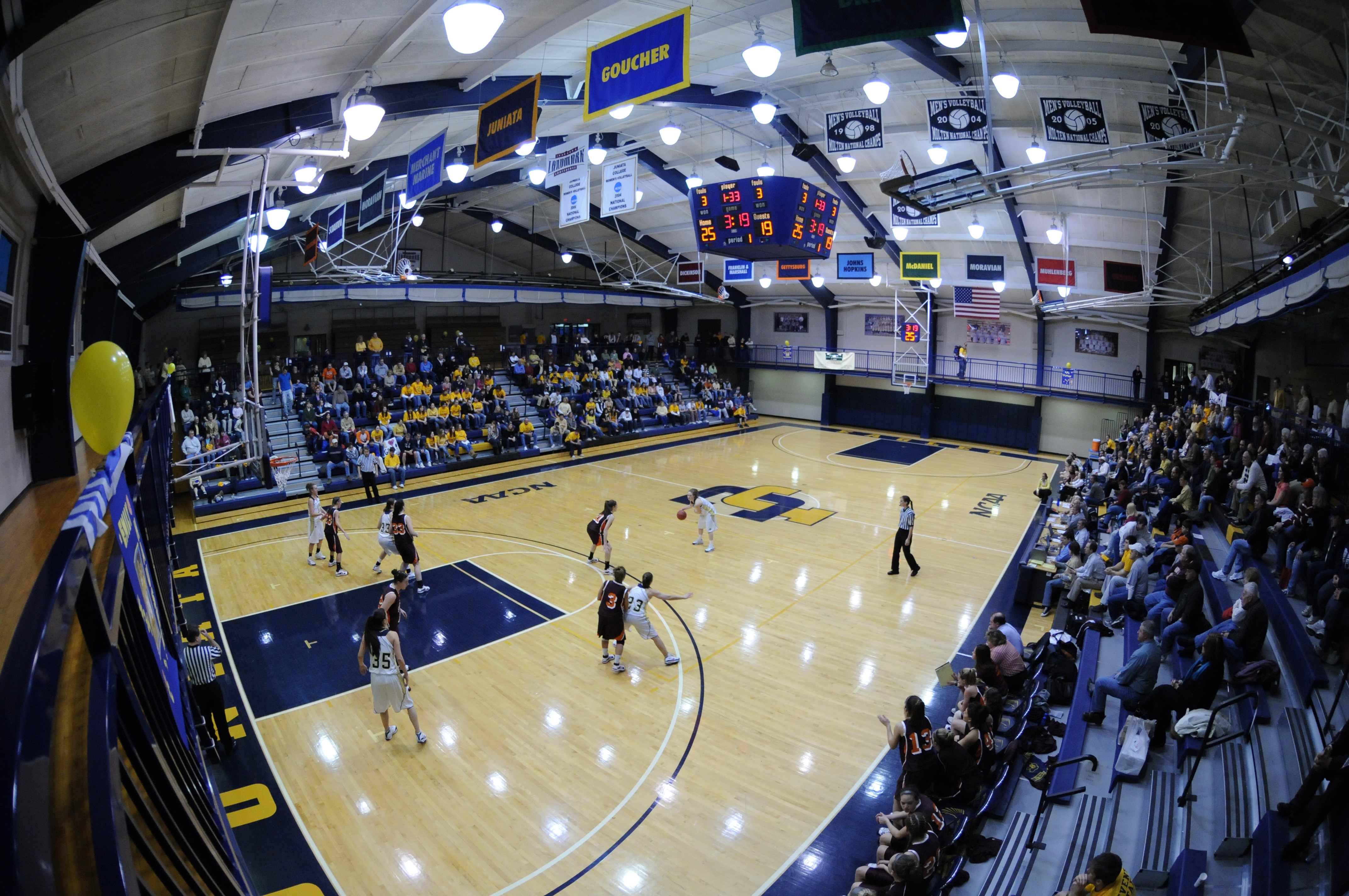 thumbMemorial Gymnasium inside the Kennedy Sports and Recreation Center