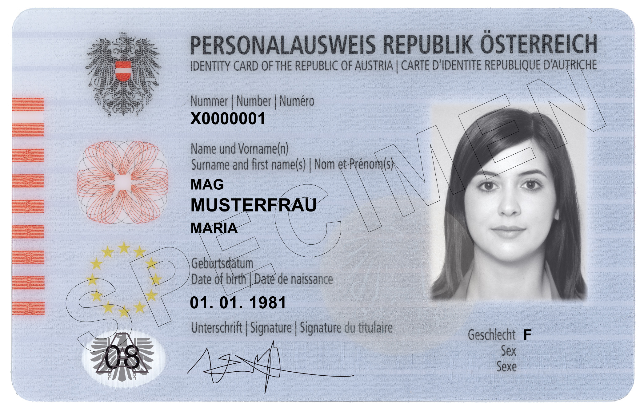 Паспорт гражданина Австрии
