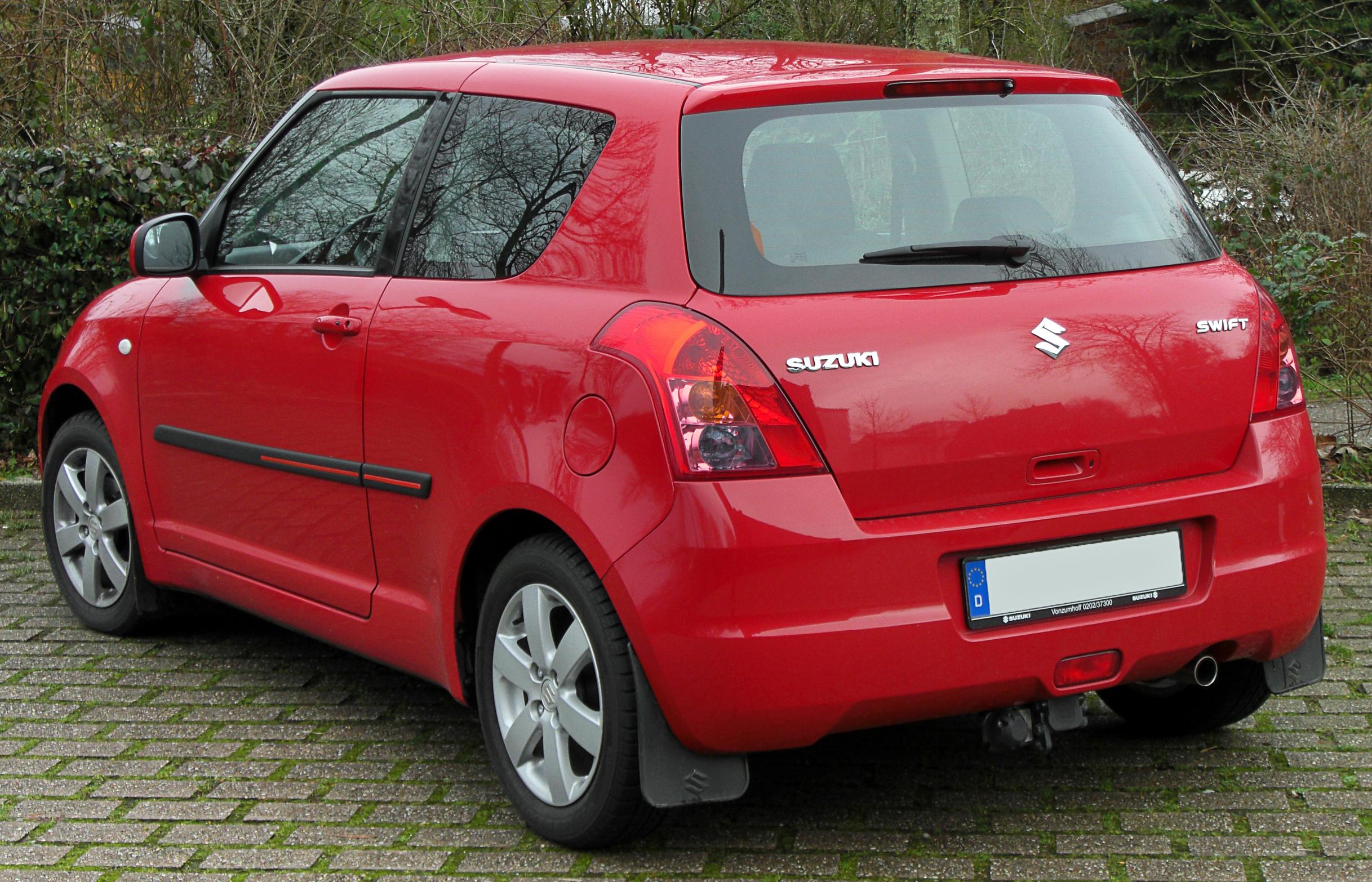 File:Suzuki Swift IV Facelift rear 20091206.jpg - Wikimedia Commons