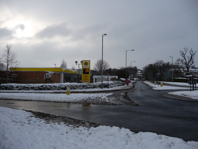 File:Tiverton , Morrisons Petrol Station and Kennedy Way - geograph.org.uk - 1659407.jpg