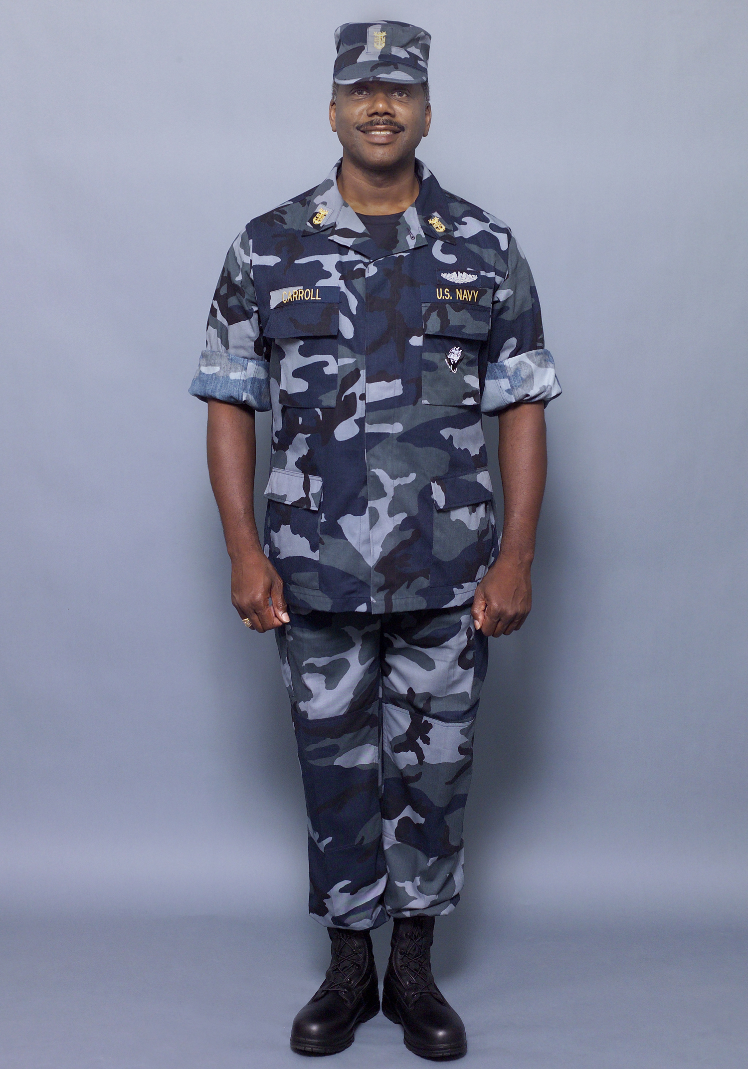 us navy fatigues blue