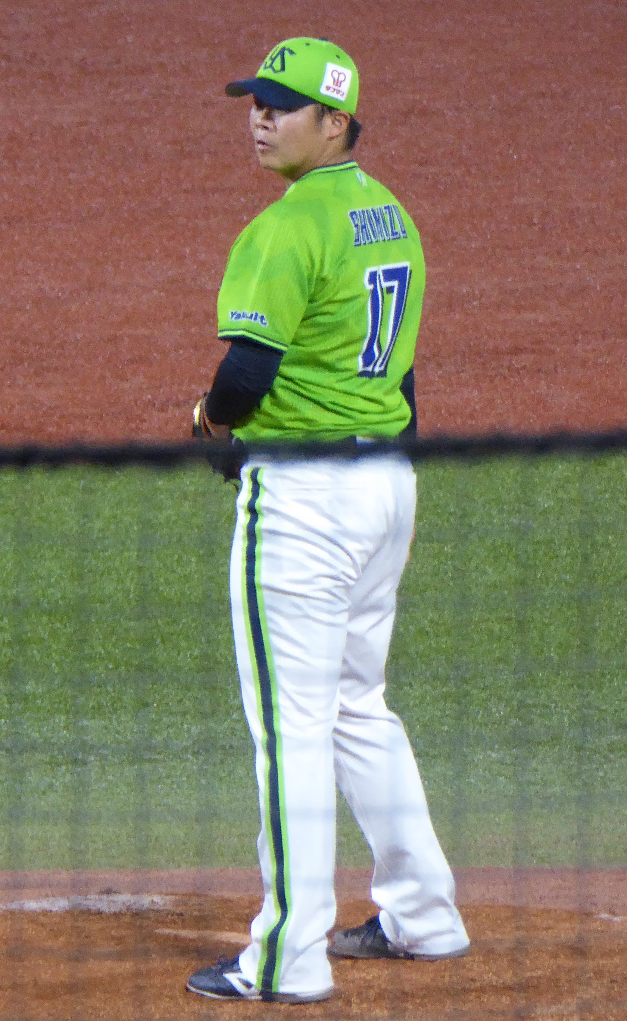 Shimizu with the Tokyo Yakult Swallows