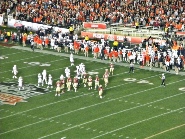 College Football Champs: Auburn In A Close One