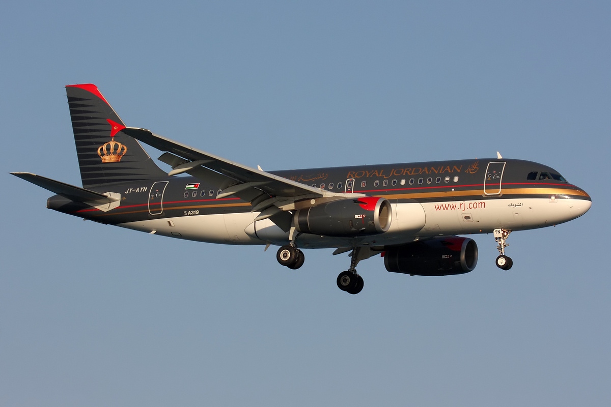 airbus a319 royal jordanian