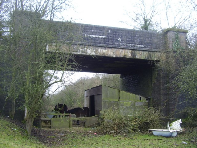 File:Eydon-Great Central Railway, stable under road bridge (geograph 2266605 by Ian Rob).jpg