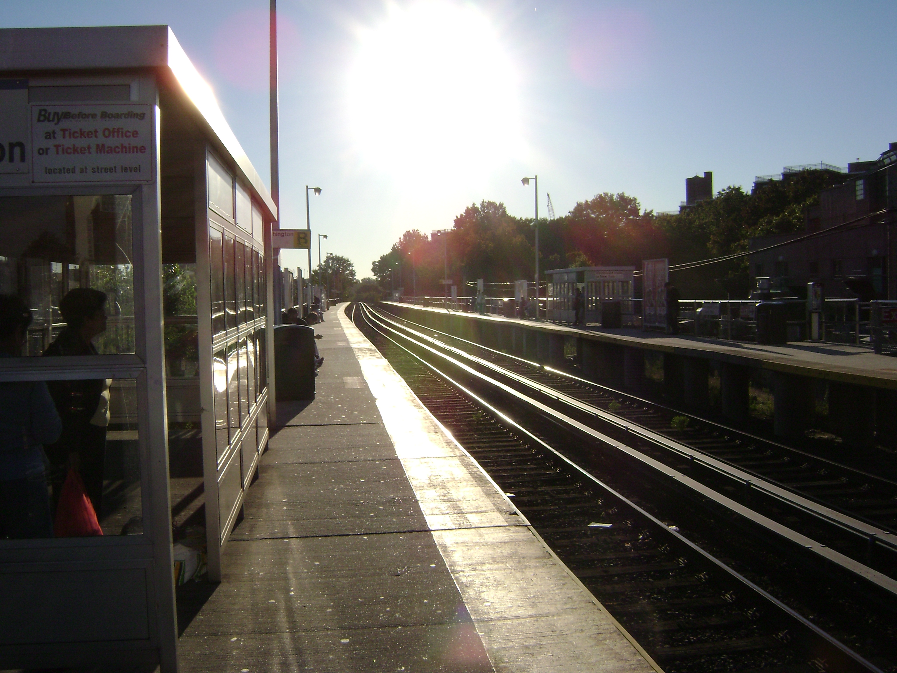 Flushing main Street. Penn Station to Port Washington. The is located in street