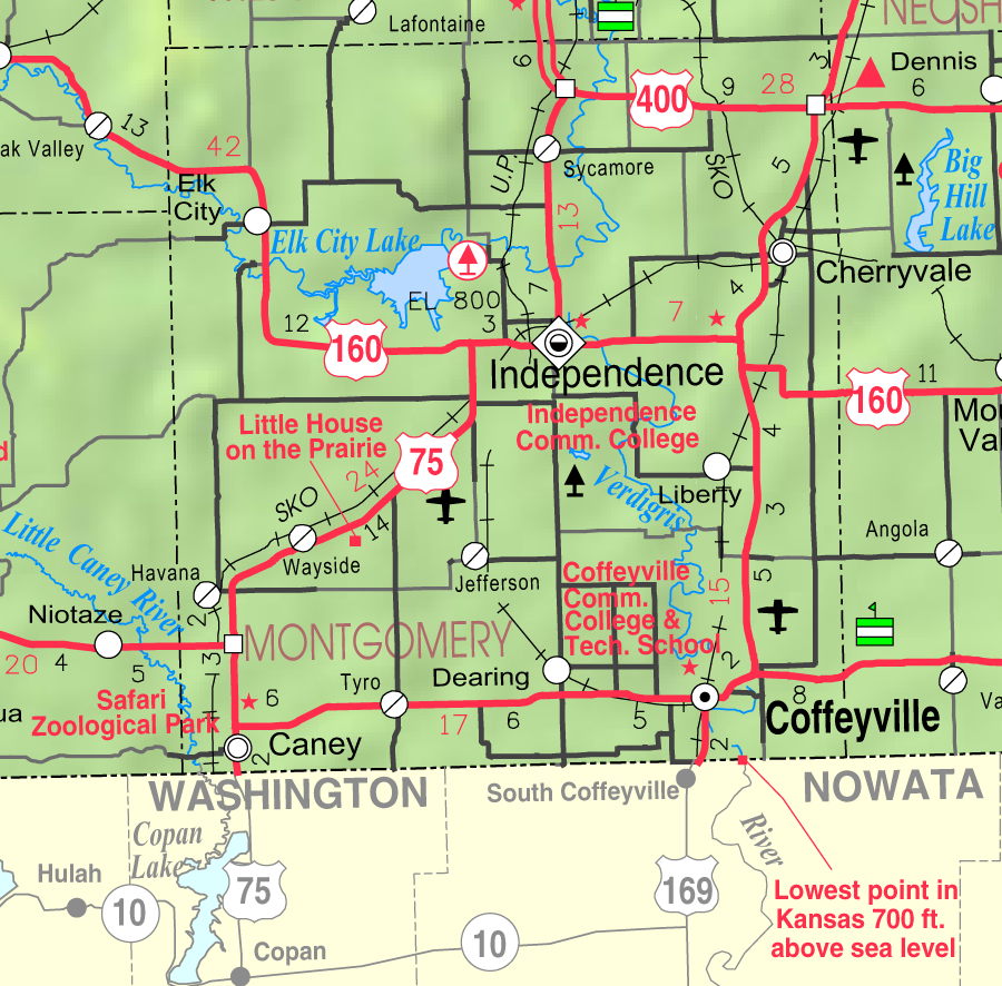 Map Of Montgomery Co%2C Ks%2C USA ?Jefferson, Kansas1090769989