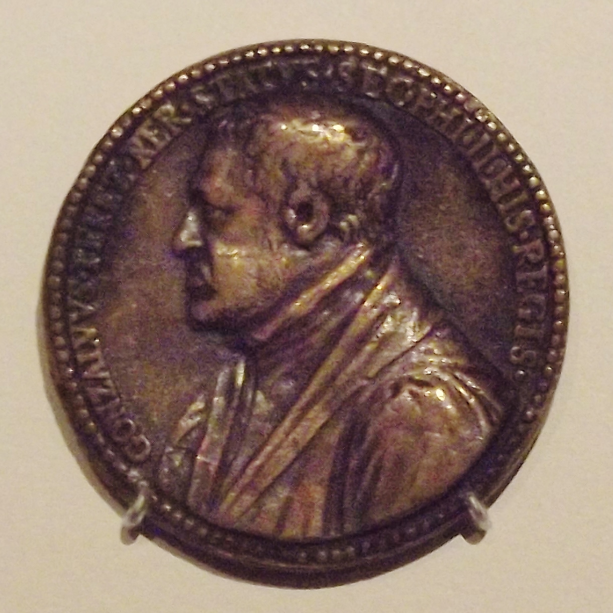 Medalla de Gonzalo Pérez (MAN, Madrid).JPG
