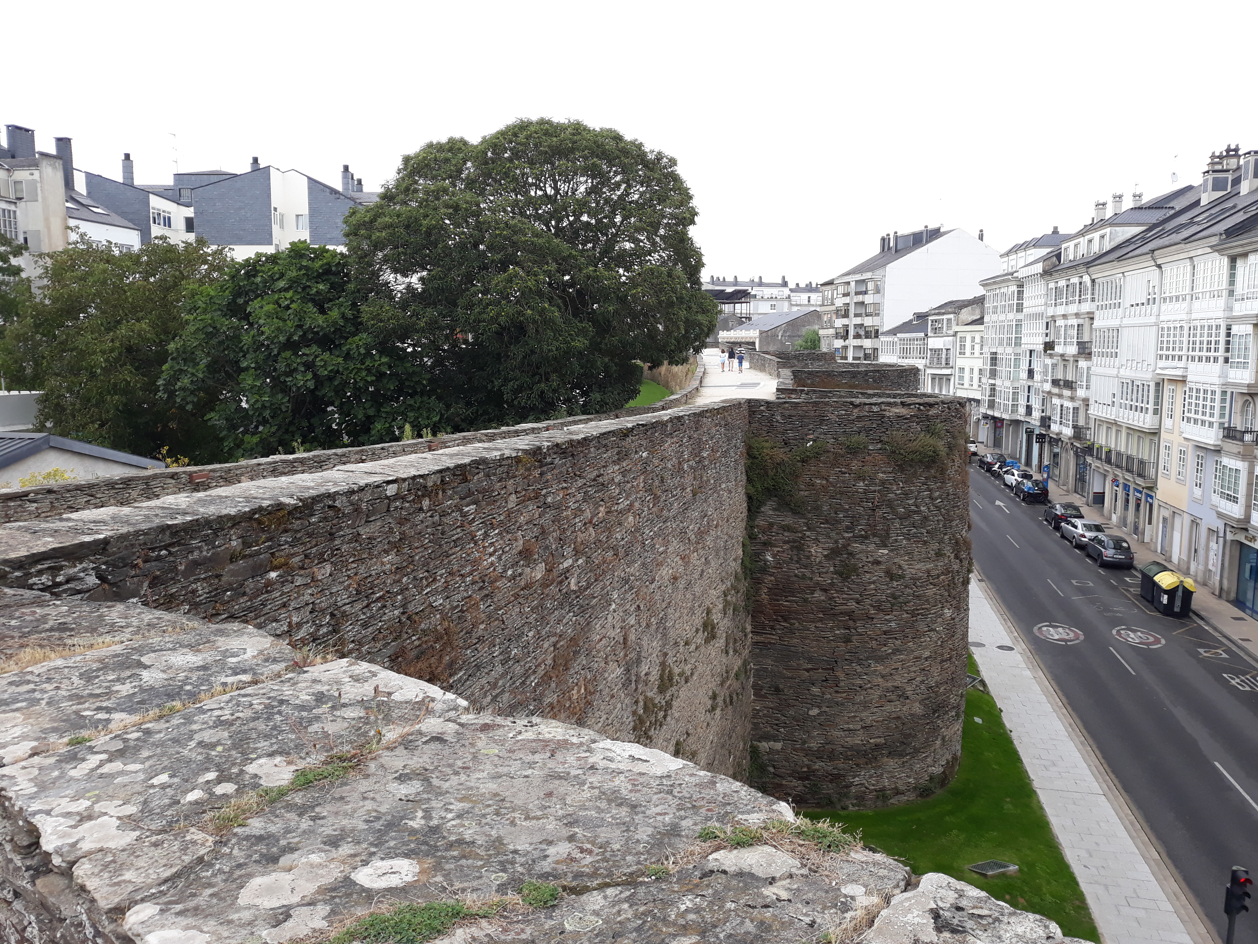 Roman walls. Roman Wall.