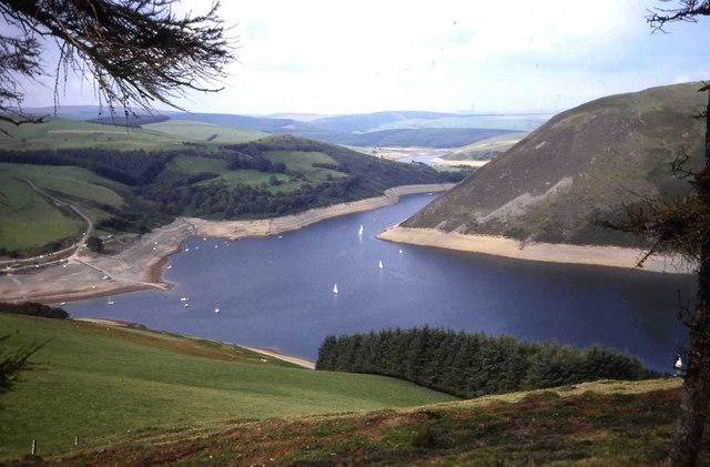 File:Northern end of Llyn Clywedog Reservoir - geograph.org.uk - 480945.jpg