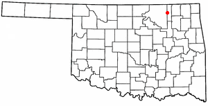Location of Bartlesville within Oklahoma