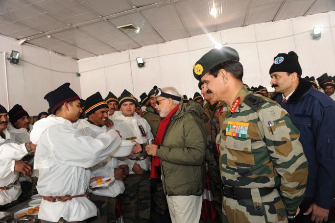 File:PM Modi celebrates Diwali with officers and jawans of the Indian Armed Forces, during a surprise visit to Siachen.jpg