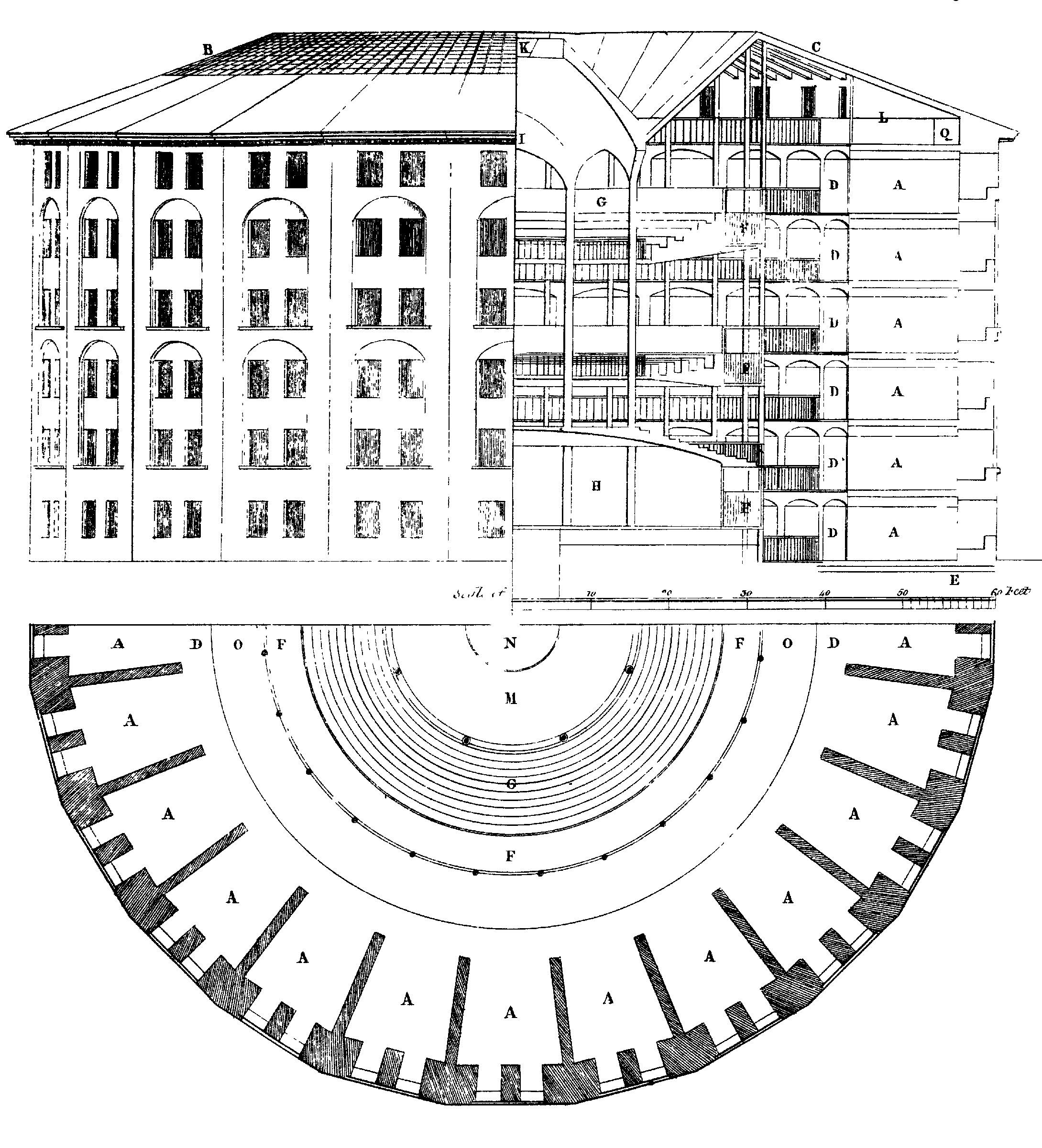 Willey Revely's visualization of Bentham's Panopticon