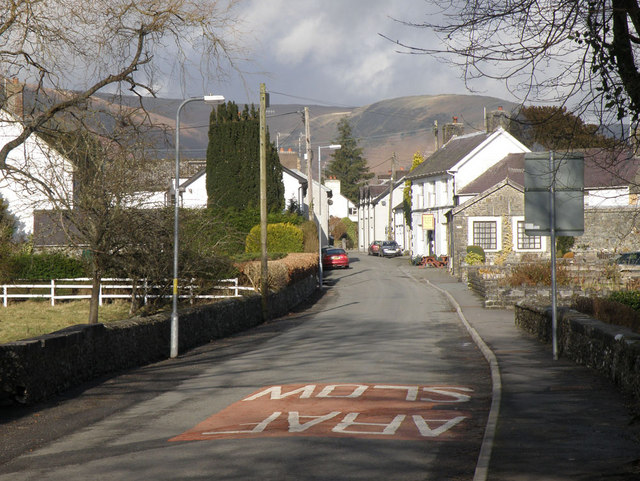 File:The main street, Cilycwm - geograph.org.uk - 1134238.jpg