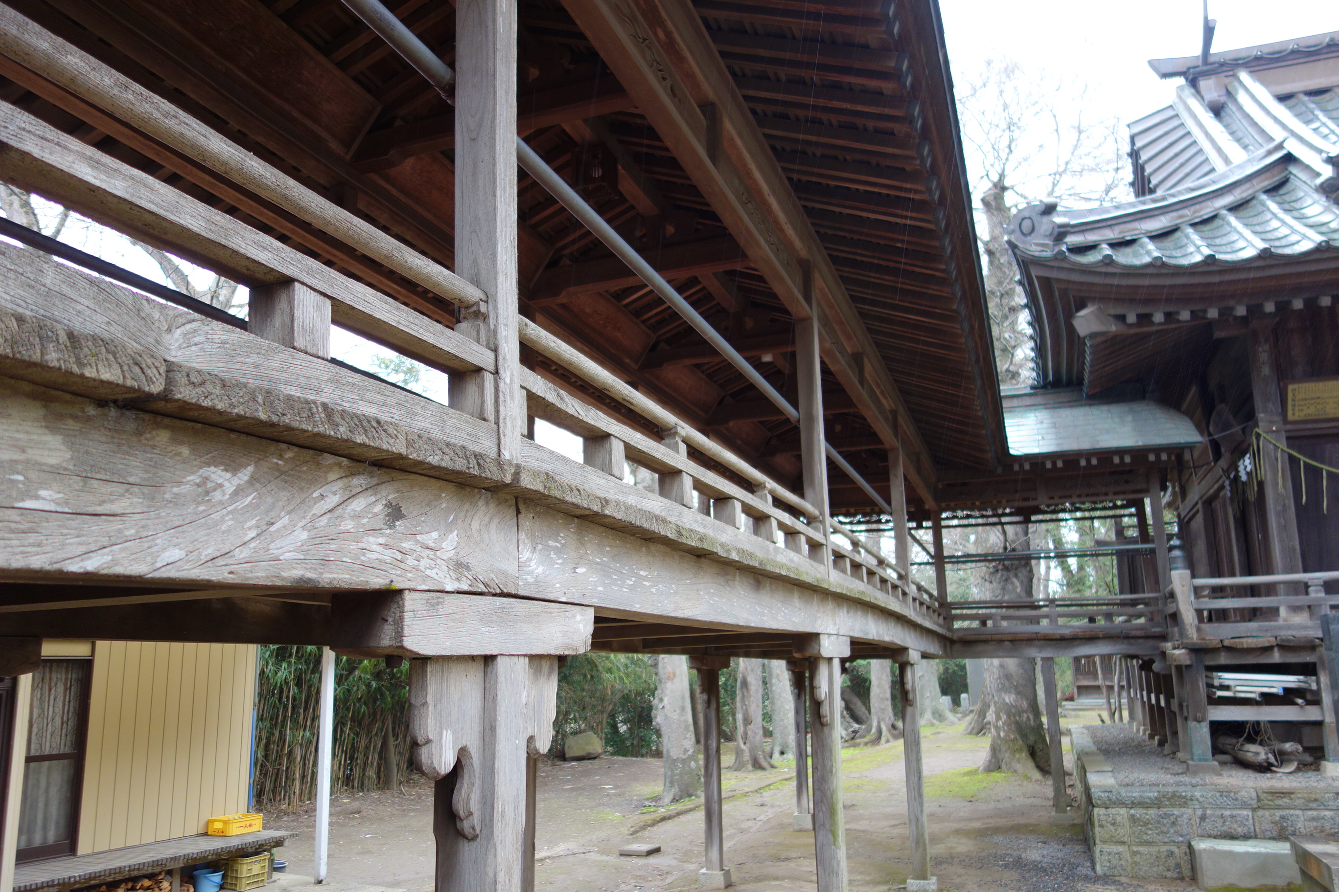 File 金村別雷神社渡り廊下 Panoramio Jpg Wikimedia Commons