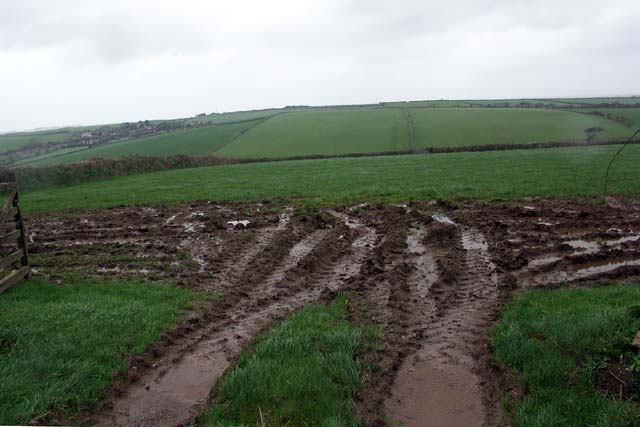 File:A muddy gateway. - geograph.org.uk - 354574.jpg