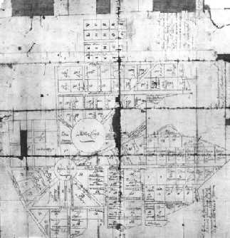 The earliest known map of Annapolis, a 1743 copy of a 1718 map